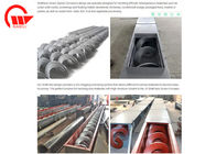 Large Angle Screw Conveyor Machine Long Distance For Powder Double Pitches