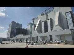 3 sets continue graandroogtorens van 1000 ton in gebruik genomen in Jinshahe, Suiping, Zhumadian