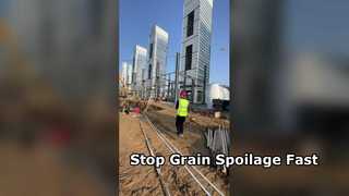 3 sets continue graandroogtorens van 1000 ton