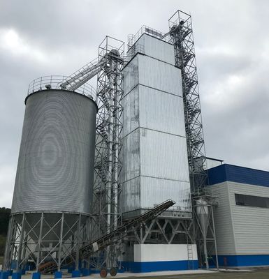 Intuïtieve touchscreen paddy droger Machine Handhaving Capaciteit 100-800 t/d Warmteverbruik 5000-7000 kJ/kg Slimme automatisering