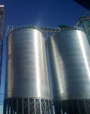 Verticale ontwerp staal graan silo maximaliseren opslag in beperkte ruimtes met 24/7 installatie