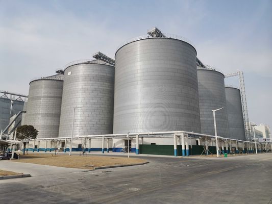 Verticaal ontwerp staal graan silo voor vochtpreventie en ruimte-efficiëntie roestvrij staal