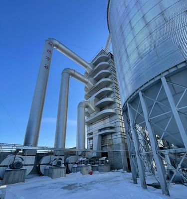 Technische parameters en verdrukkingsverhouding Graan droger machine met schone warmlucht verwarming medium