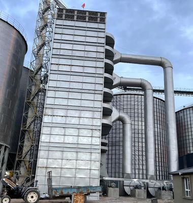 Schoonwarme luchtkorreldroger voor rijst en andere landbouwproducten met een hoge capaciteit