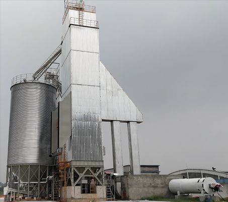 Energiebesparende paddy droger warmteverbruik 4500-6700 KJ/kg explosiebestendige voor temperatuuroperaties