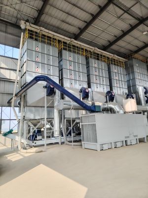 Schone warme lucht verwarming medium graan droger machine 2% ongelijkheid van het drogen geavanceerde technologie voor energie-efficiëntie