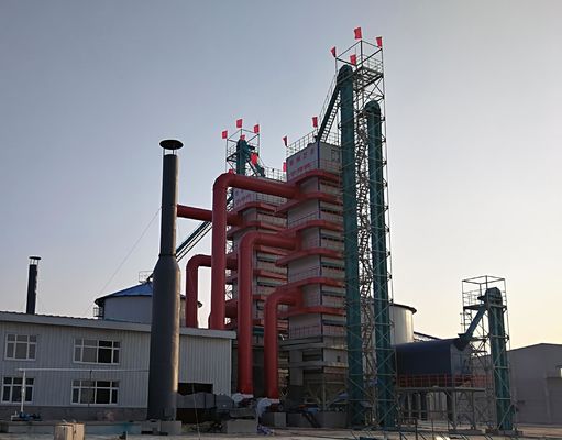 Energiebesparende industriële maïsdroging met warme luchttemperatuur C 65-160 en een toename van het vermalingspercentage van % ≤ 0.5