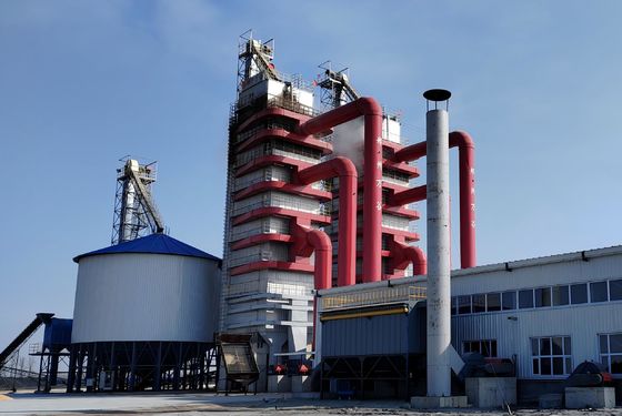 Schoon warmluchtmaïsdroger met een draagcapaciteit van 30-1500 ton per dag en ≤ 2% droogongeldigheid