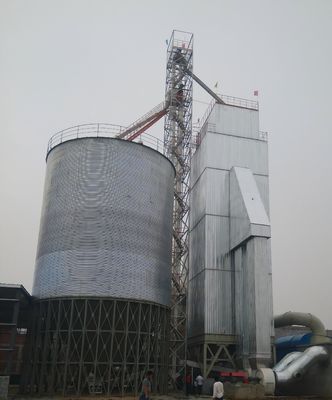 Maisdroogmachine met hoge capaciteit en schone hete luchtverwarming