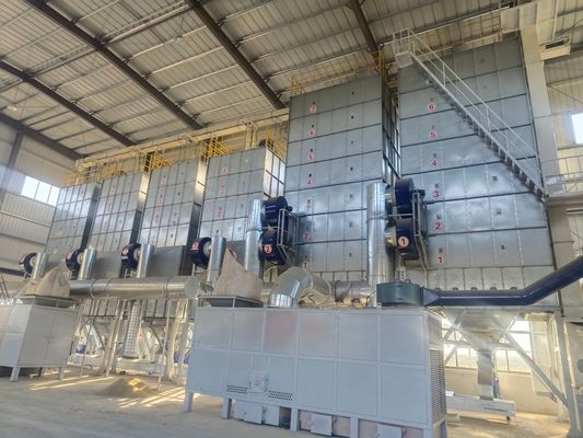 Grondstof Tarwe Kleinschalige Graandroger 13.05-44.25 KW Vermogen Voor Tarwe