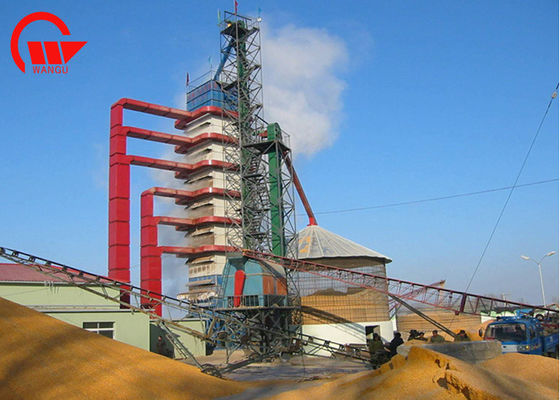 Enige Openluchtgraan Drogere Machine met Schilbrander 100 - 1000 Ton Capaciteits